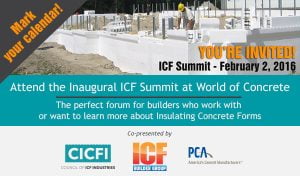 Visit Element ICF and Attend the Inaugural ICF Summit at World of Concrete 2016