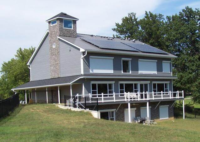 Net Zero Home in Illinois built with Logix ICF, predecessor of Element ICF.