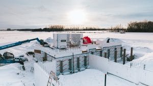 How Should I Protect My ICF Jobsite From an Overnight Snowfall?
