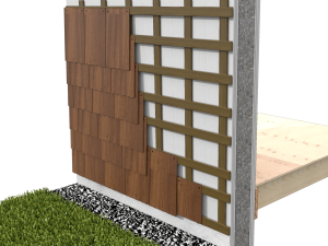 How to Attach Wooden Shingles to an Insulated Concrete Form (ICF) Wall?