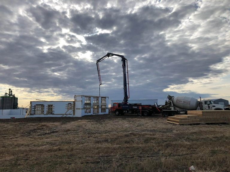 ICF Concrete Pour