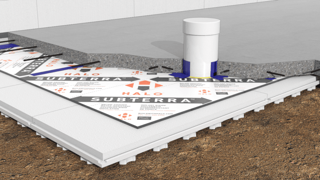 Heat-Sheet Heavy and Halo Subterra as a Radon Mitigation Lyer