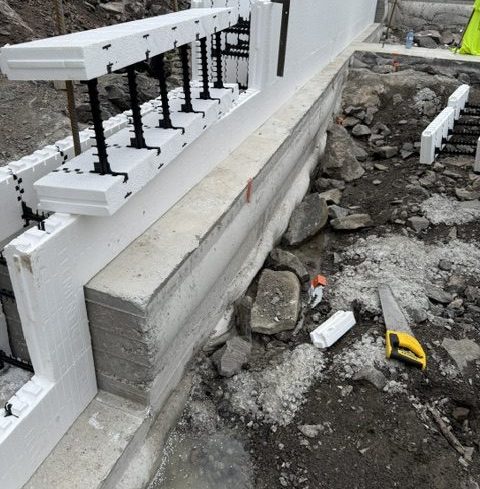Smart footings. Smarter builds. These 8" steps are ready for Element ICF efficiency.