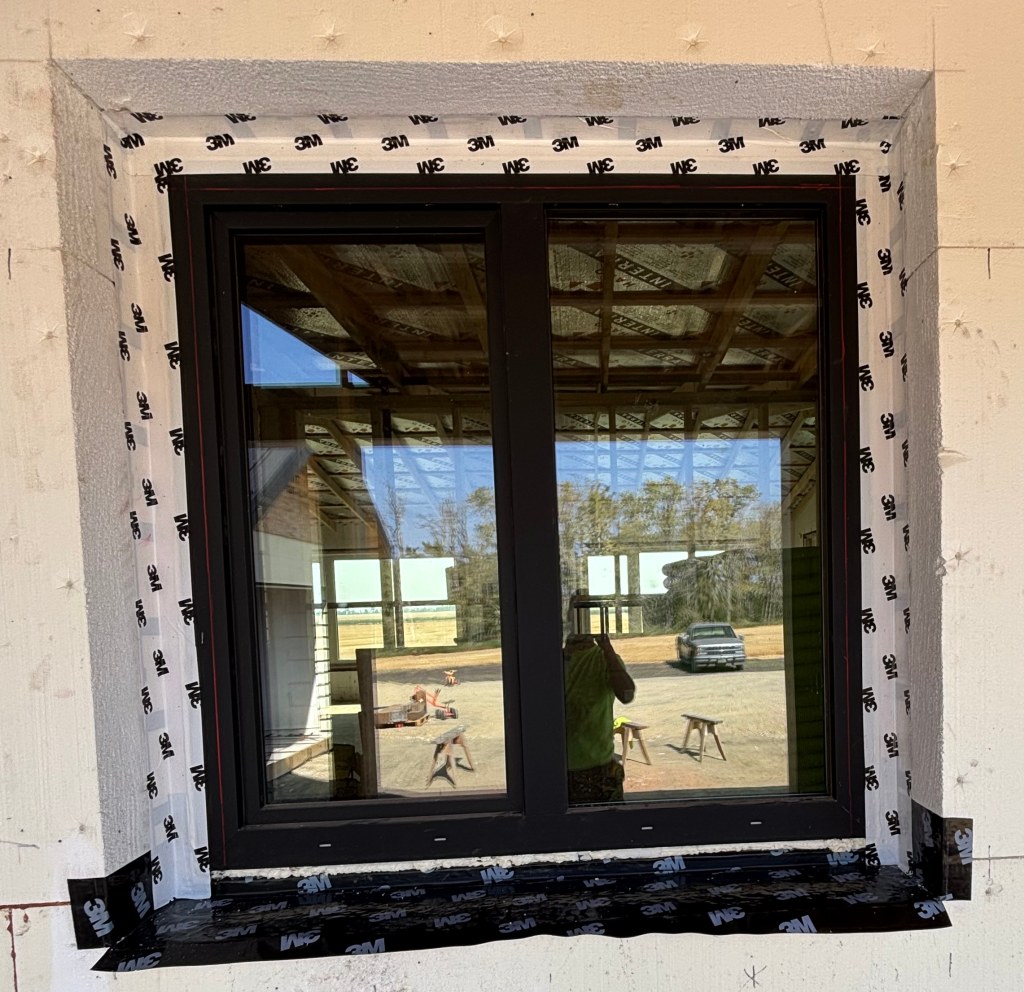 With ProBuck, insulation, flashing, and air sealing working together, the assembly connects back to the ICF wall while maintaining airtightness and thermal performance.