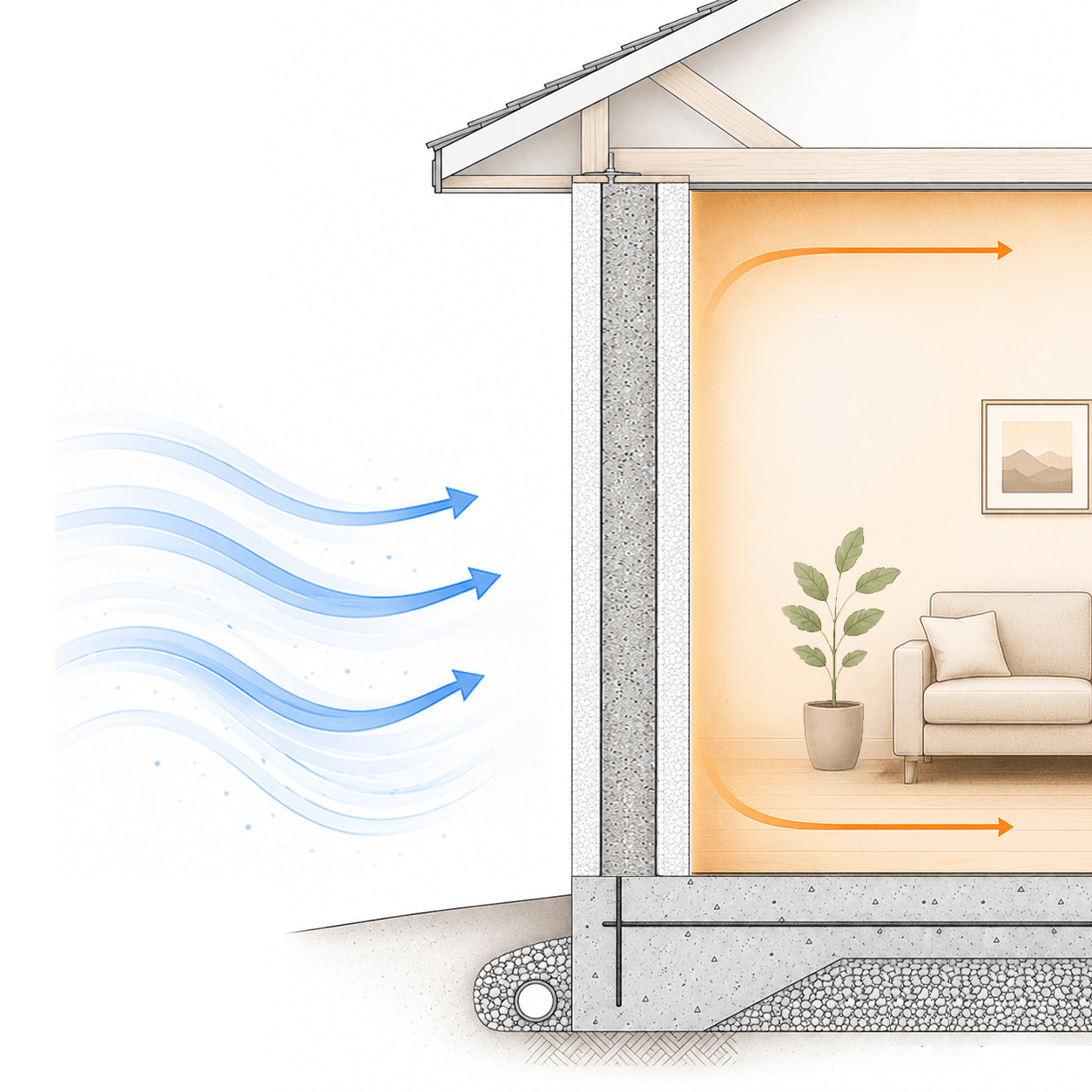 Energy efficient Element ICF home advantage