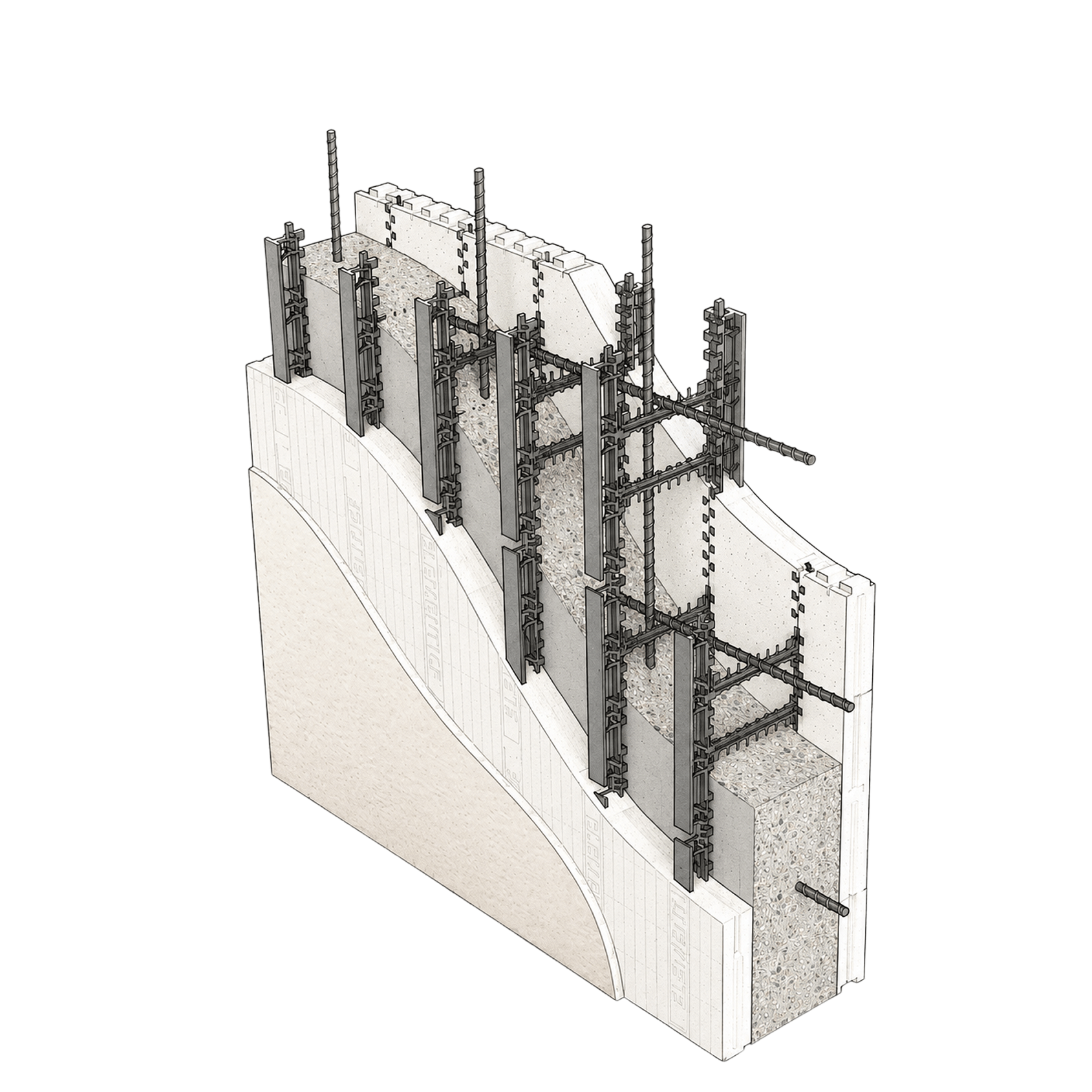 Six-in-one Element ICF wall system advantage