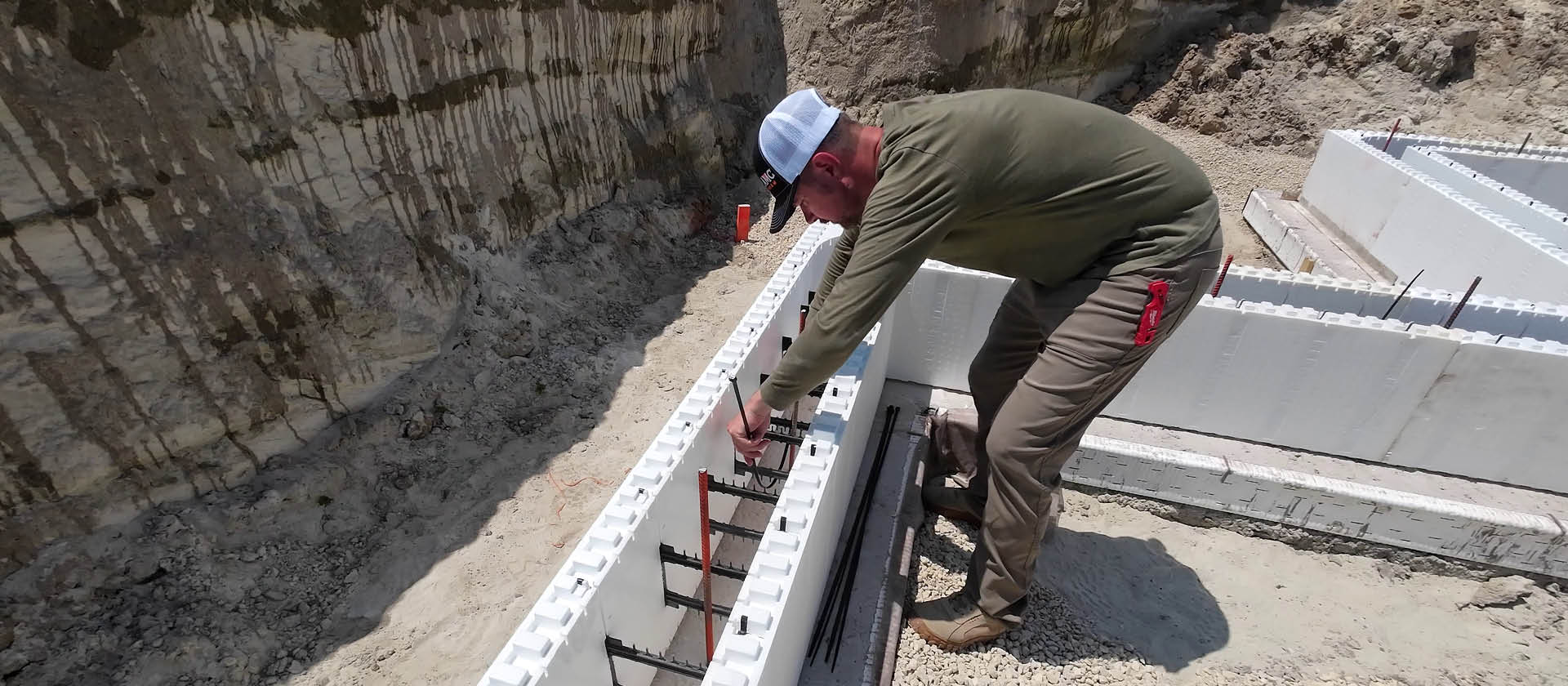 Professional contractor new to ICF installing Element ICF