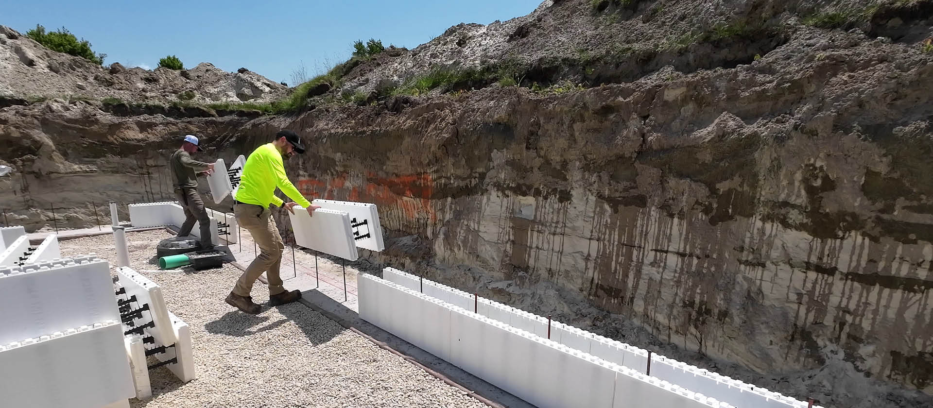A sub-trade installing Element ICF for a contractor new to ICF